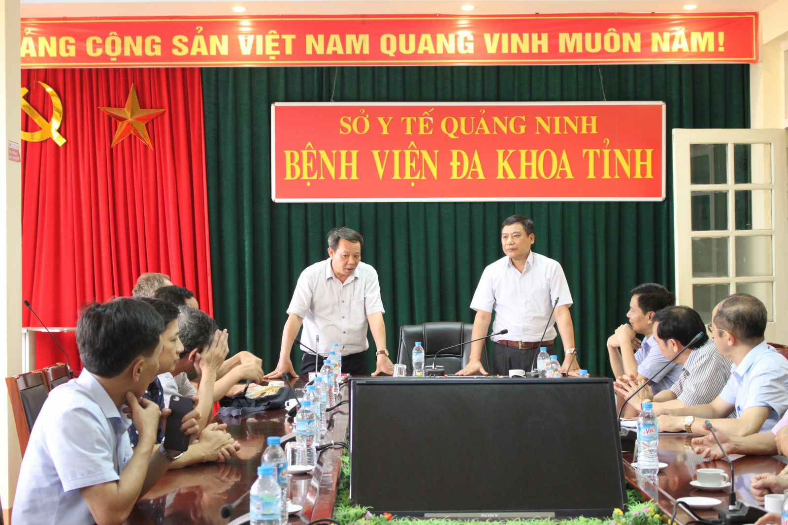 BVĐK tỉnh Quảng Ninh đón tiếp đoàn BVĐK Hà Đông đến giao lưu, học tập
