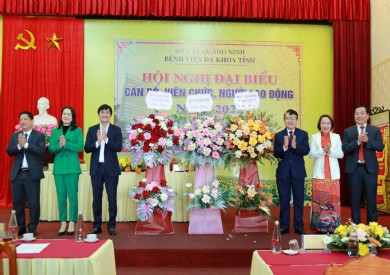 Hội nghị đại biểu cán bộ viên chức, người lao động Bệnh viện Đa khoa tỉnh Quảng Ninh năm 2022
