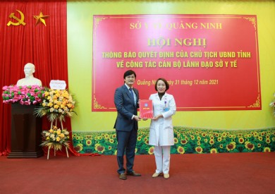 Sở Y tế giao nhiệm vụ quản lý điều hành cho Phó Giám đốc Bệnh viện Đa khoa tỉnh Quảng Ninh