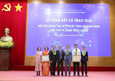 Bệnh viện Đa khoa tỉnh Quảng Ninh đạt 5 giải thưởng tại Hội thi Sáng tạo kỹ thuật tỉnh lần thứ IX năm 2022 - 2023