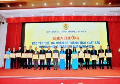 Công đoàn Bệnh viện Đa khoa tỉnh Quảng Ninh nhận bằng khen toàn diện của Tổng Liên đoàn Lao động Việt Nam 2023