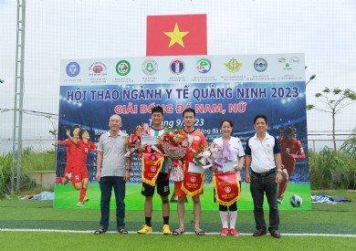Giải bóng đá nam, nữ - Hội thao ngành y tế Quảng Ninh 2023: Đội bóng đá nữ Bệnh viện Đa khoa tỉnh giành tấm vé tham dự chung kết ngành