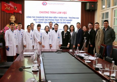 Bệnh viện ĐK tỉnh Quảng Ninh sẽ tiếp nhận 131 sinh viên trường Đại học Y dược Hải Phòng đến thực tế tốt nghiệp năm 2024