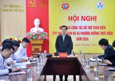 Bệnh viện Đa khoa tỉnh Quảng Ninh tổng kết công tác hỗ trợ toàn diện tại Trung tâm y tế Đầm Hà