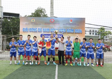 Sôi nổi, hấp dẫn Giải bóng đá Bệnh viện Đa khoa tỉnh Quảng Ninh năm 2024