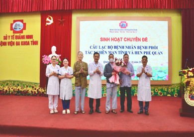 SINH HOẠT THƯỜNG KỲ CÂU LẠC BỘ HEN PHẾ QUẢN VÀ COPD: NƠI KẾT NỐI, CHIA SẺ VÀ QUẢN LÝ BỆNH HIỆU QUẢ