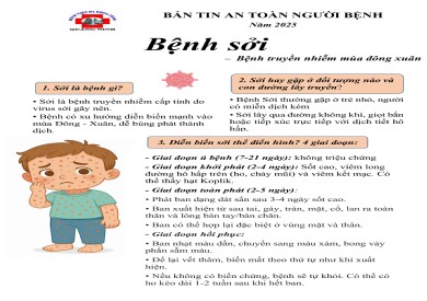 Bản tin an toàn người bệnh năm 2025