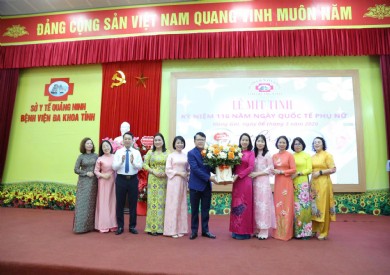 Bệnh viện Đa khoa tỉnh Quảng Ninh kỷ niệm 116 năm Ngày Quốc tế Phụ nữ, tôn vinh vai trò nữ cán bộ y tế